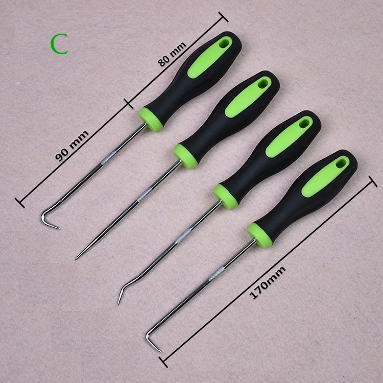 4Pcs/set Car Pick and Hook Set Automotive O Ring Oil Seal Gasket Puller Remover Craft Hand Tool