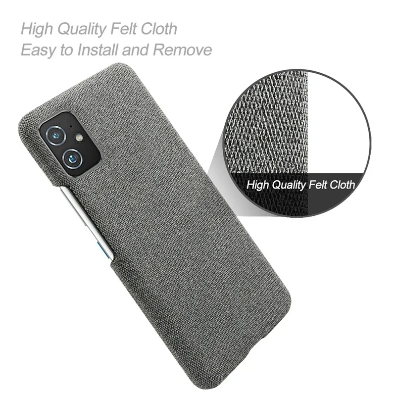 For ASUS ZenFone 8 Case High Quality Fabric Fashion Case Felt Cloth Matte Slim Cover For ZenFone 9 Flip чехол Protective Shell