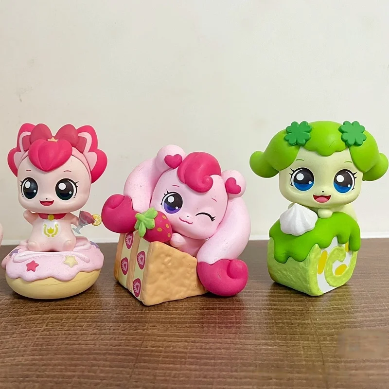 In Stock Genuine Catch Teenieping Dessert Adventure Blind Box Series Handmade Decorated Girl Macaron Ice Gauze Doll Gift