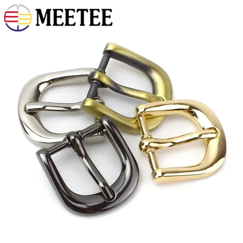 4/10pc Meetee Handbag Shoes Strap Belt Metal Pin Buckles 11/15/20mm Slider Web Adjuster DIY Leather Craft Repair Accessory F3-25