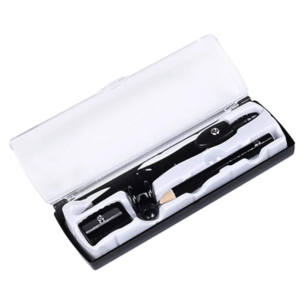 Portable Drawing Tool Set Geometry Compasses Circle Round Aluminum Alloy Students Woodworking s Non Slip H Math Art Carpenter