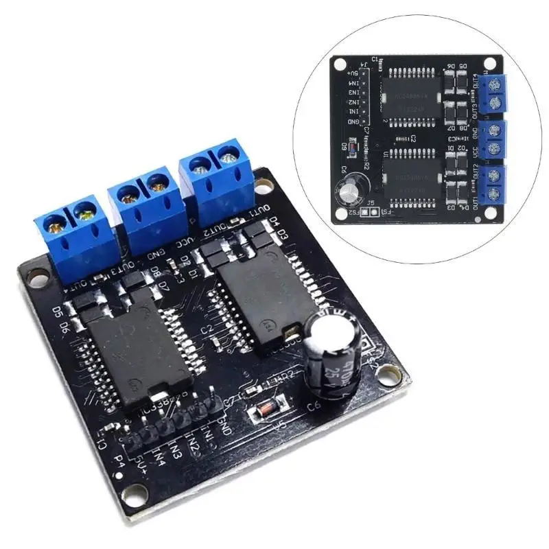 R53C Motor Driver Module MC33886 4 Outputs Robot Intelligent Vehicle Motor Stepper