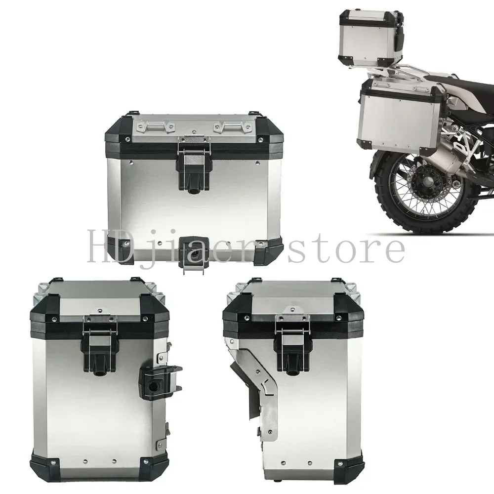 

FOR R1200GS R1250GS Adventure Adv LC 2014-2022 Side Panniers Top Box Protective Aluminium Rear Case Bag Saddlebag Trunk Tail