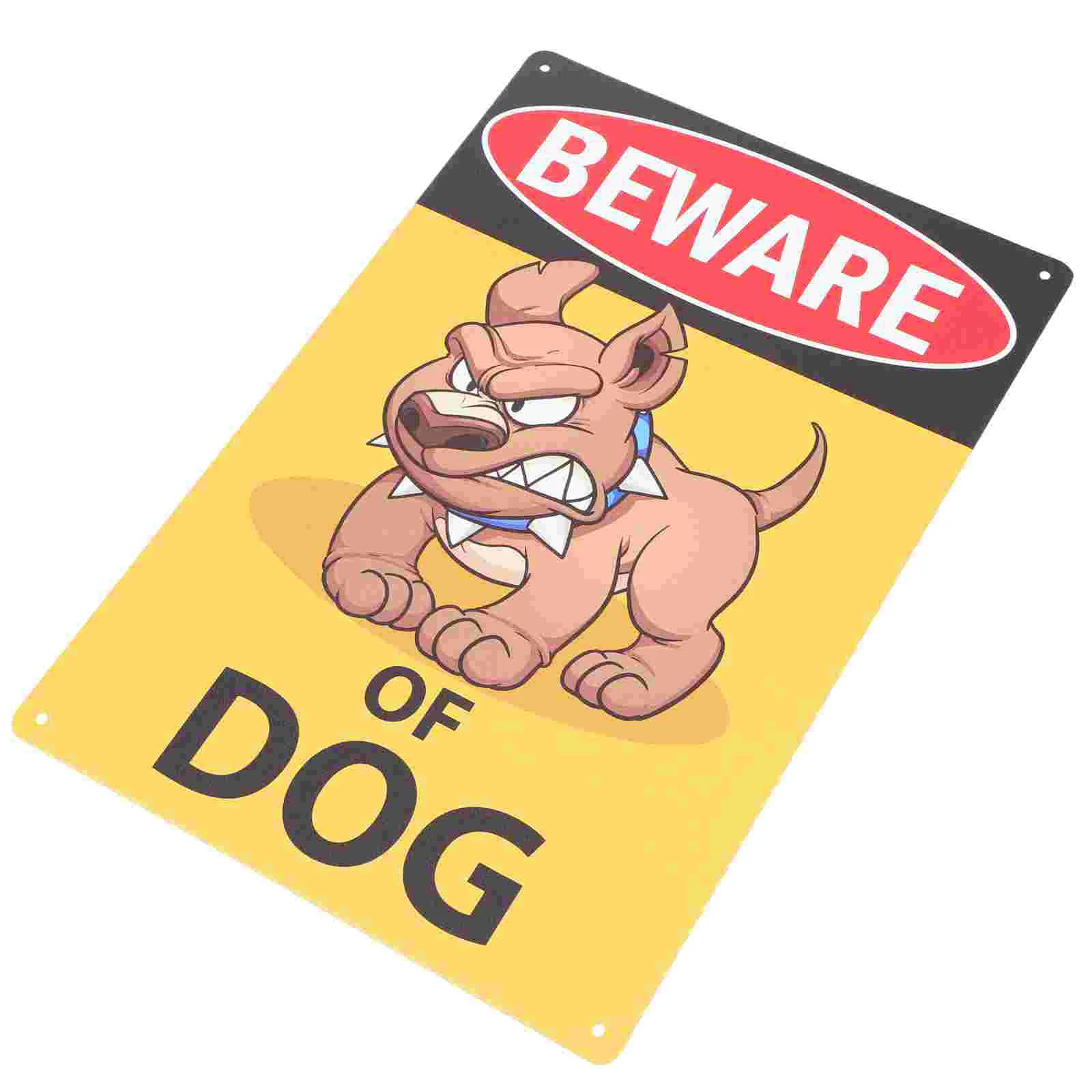 Табличка с надписью «Собака»