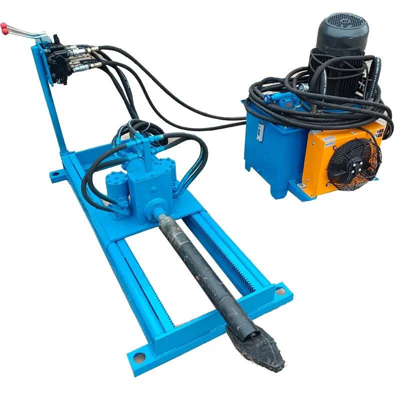 small 20m Depth 100mm Horizontal Rock Coal Mining DTH Horizontal drilling machine