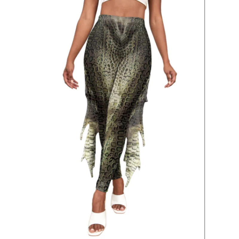 

VIP Fashion Customer DIY Leggings with Fish Scale Customization Print Your Design Dropshipping Custom Your Own Sizes S-XXXL