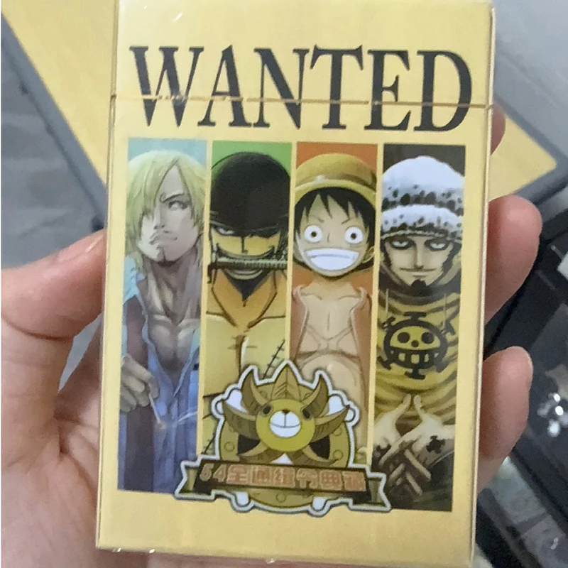 One Piece Wanted Cartoon Niedliche Spielkarten Persönliche 2D Party Unterhaltungsspiel Karten Spielzeug Animation Peripherie Großhandel – Detail 6