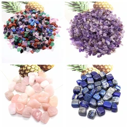 50/100g Natural Crystals Stones Gravel Bulk Chip Quartz Ore Healing Tumbled Wholesale For Jewelry Making Aquarium Home Decor