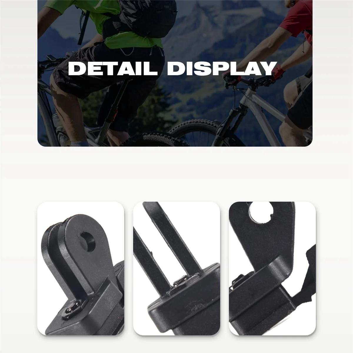 دراجة جبل قوس الجبهة لأيون الاصطناعية ، حامل رمز متر ، رفع مصباح الذيل ، اكسسوارات الدراجات