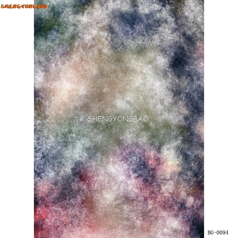 SHENGYONGBAO Thin Cloth Photography Backdrops Props Abstract Shading Portrait  Vintage Photo Studio Background LCGD-105