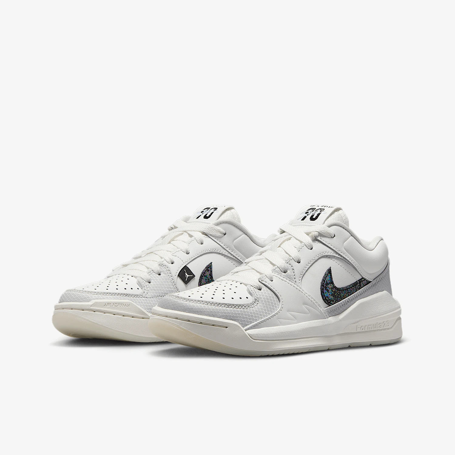 

Nike genuine JORDAN GS women's children's embroidered low top basketball shoes HV4298-100