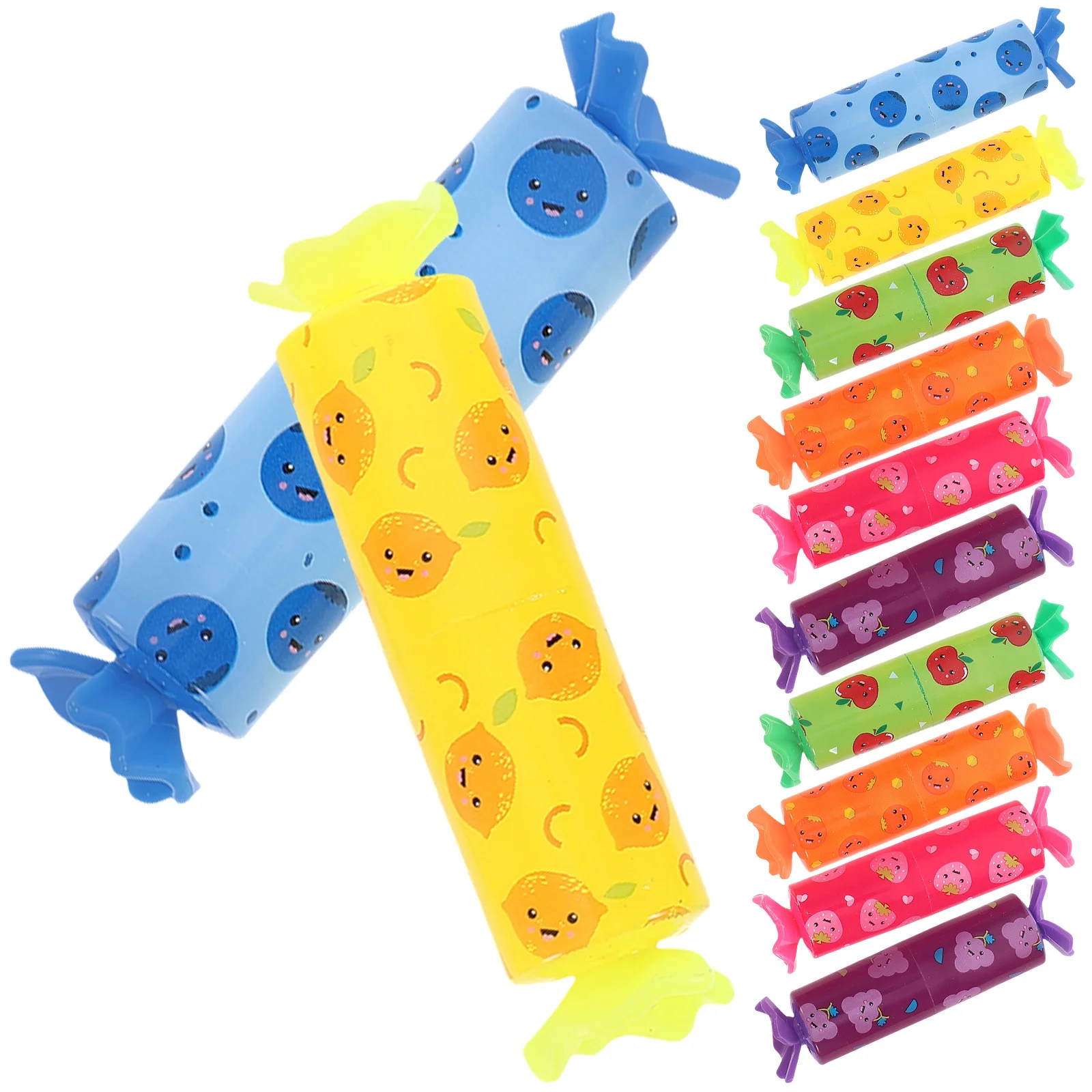 24Pcs Mini Highlighter Set Comfortable Grip Small Marking Pens for Journals Notes Cartoon School Markers Mini Highlighters