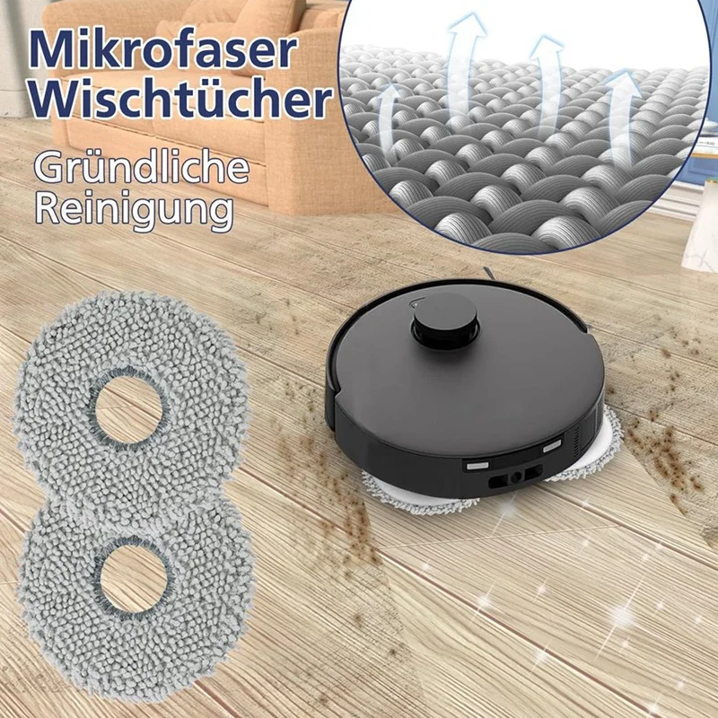 AC66 Do odkurzacza Ecovacs Deebot T30 Omni / T30 Pro Omni / T30 Max Główna szczotka boczna Filtry Hepa Worki na kurz