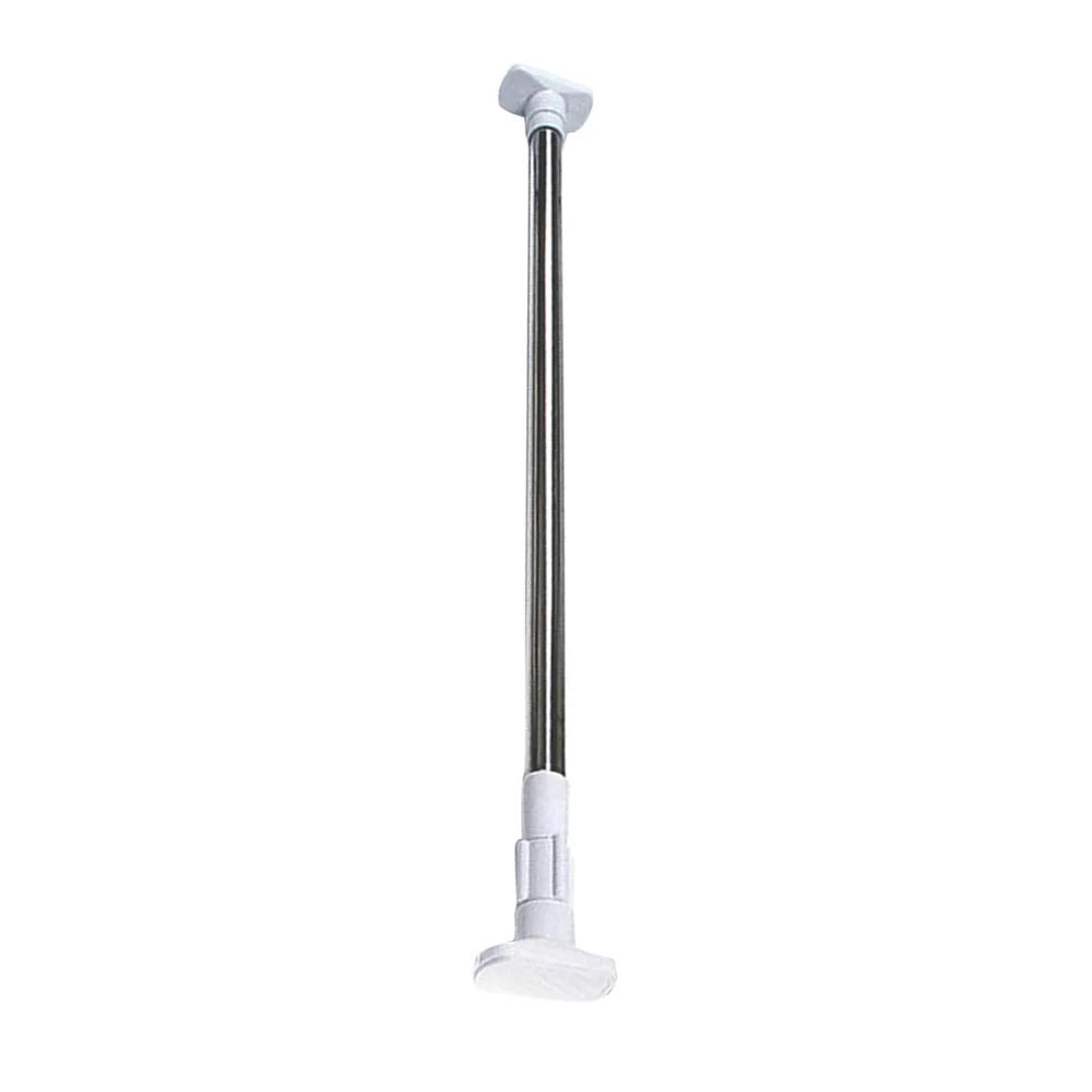 

Telescopic Shower Curtain Rod 50-80cm White Multi-function Bar Clothes Pole Tension Rod Corrosion Resistant Easy