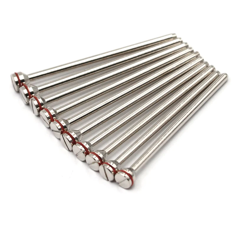10pcs Dental Polishing Shank Mandrel For Disc Cut Polish 2.35mm Rotary Tool Polished Shaft Holding Needle Dentistry Material