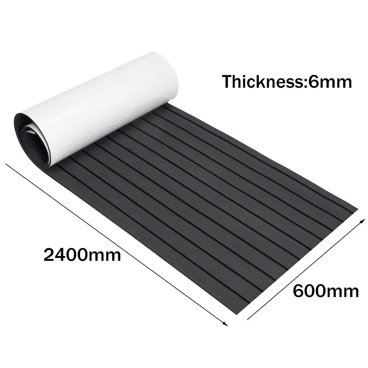 EVA Foam Boat Flooring Faux Teak Decking Sheet Pad For Boat Marine Yacht RV Deck Sheet Mat 2400x600x6mm 5mm