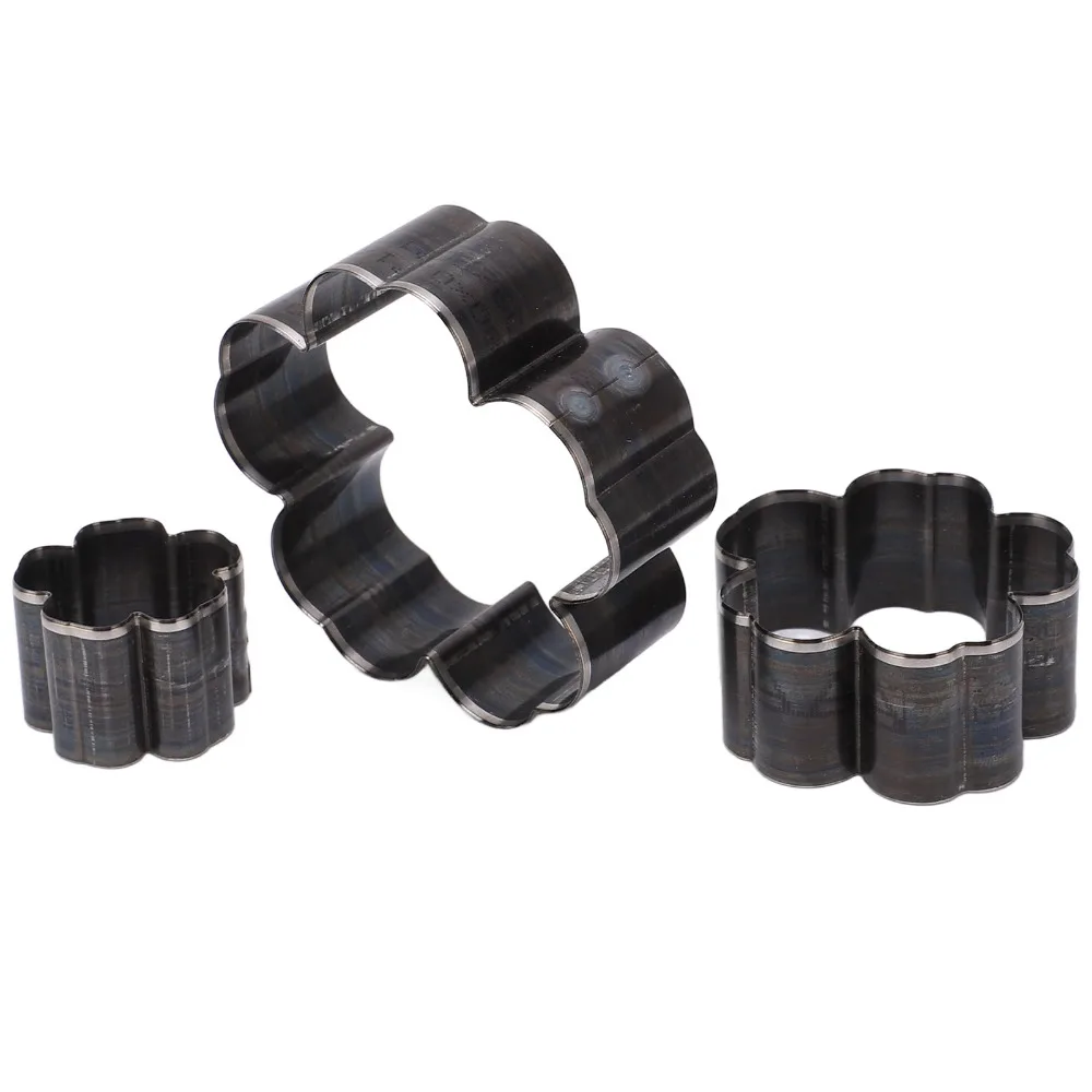 

3 PCS 1.2 Inch / 2 Inch / 2.8 Inch Leather Cutting Dies Hollow Alloy Steel Hollow Punching Tool Clean Cut Incisive