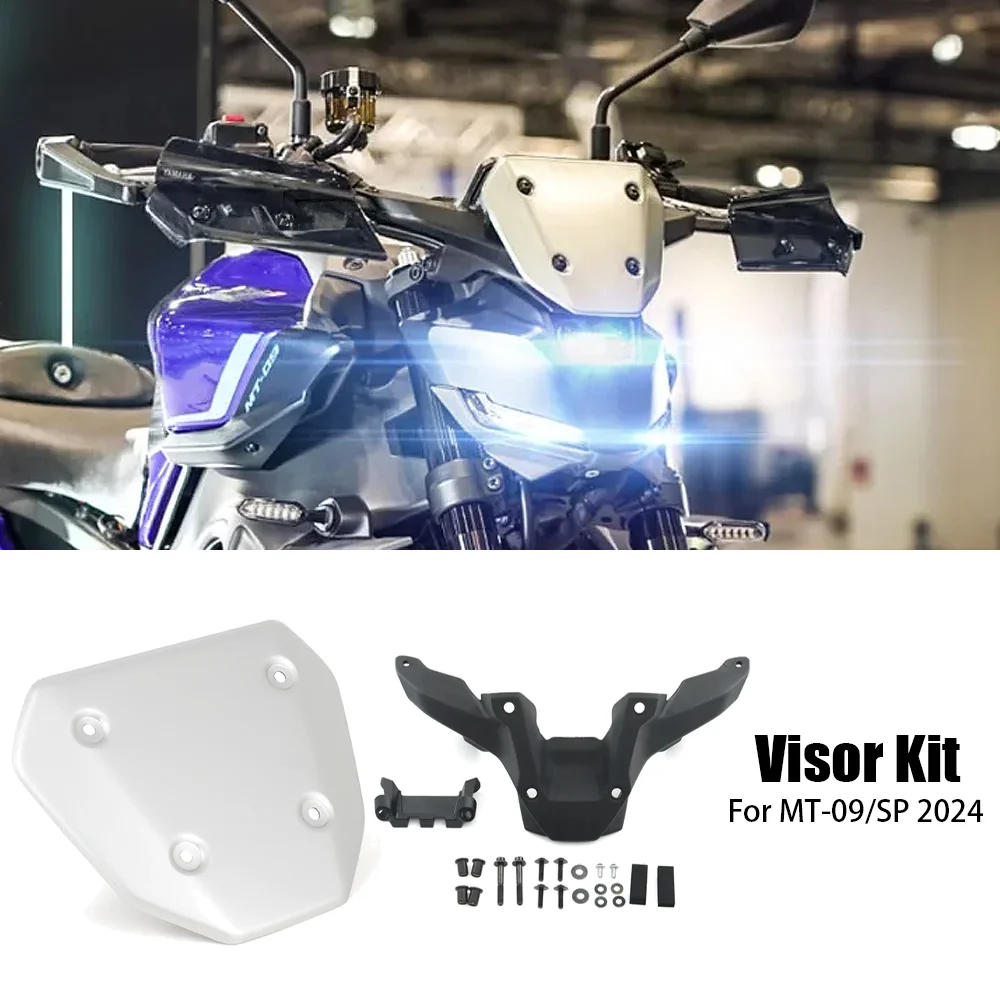 

For YAMAHA MT-09 SP MT 09 mt09 MT09 2024 Aluminum Motorcycle Accessories Windshield Windscreen Visor Wind Screen Deflector Kit
