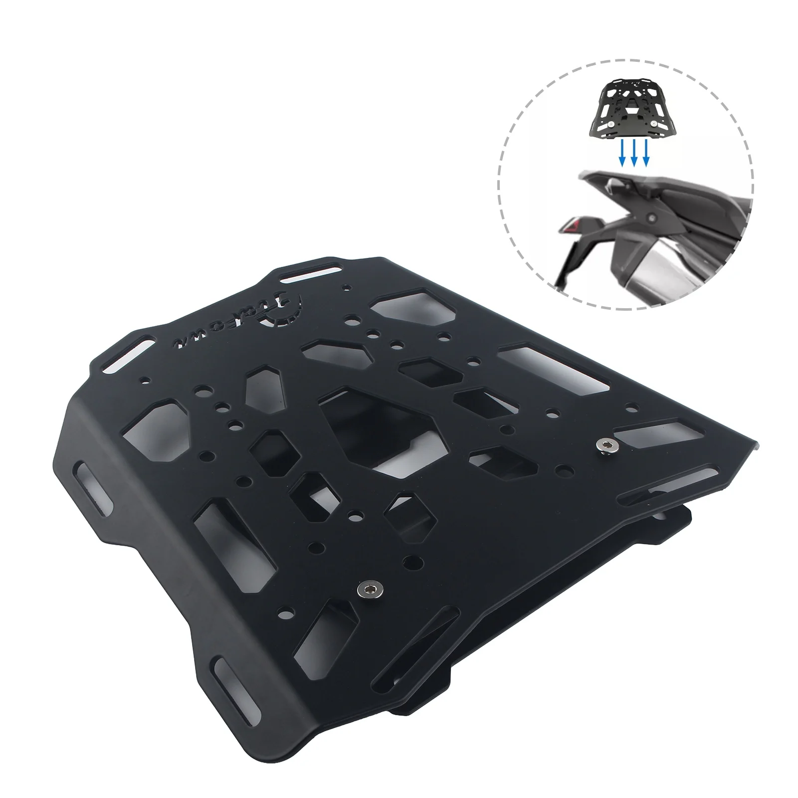 For Tiger 850 Sport 2021-2024 Aluminum Rear Carrier Top Rack Luggage Plate For Tiger 900 / GT / Pro 2020-2024