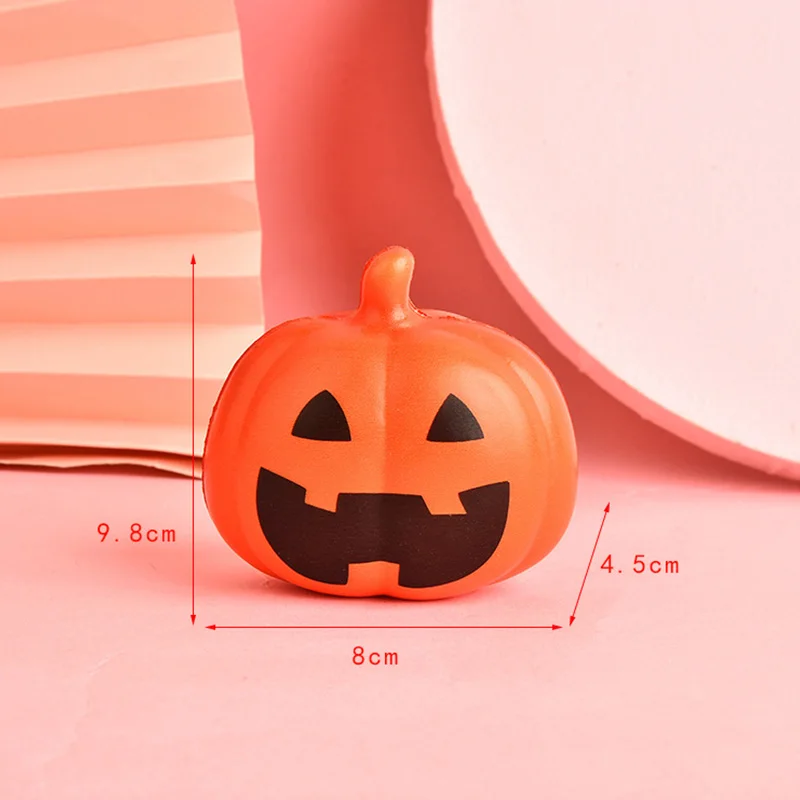 Squishy Halloween Slow Rising Squeeze Squishies Toy Pumpkin Decompression Toy Black Cat Monster Ghost Stress Relief Toy