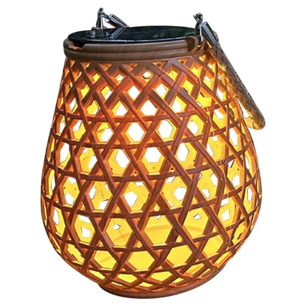 

Solar Powered Retro Lantern Solar Lantern Outside Decorations Warm White Xmas Garden Lights Table Lamp for Yard Tree Fence Patio