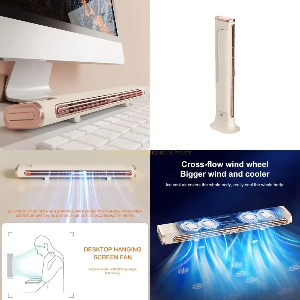 D0AB wiederaufladbare Lüfter -Abs -Textur, die für die multifunktionale Verwendung Büro oder zu Hause geeignet