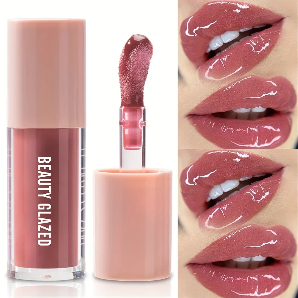1pc Crystal Jelly Lipolie Hydraterende Opvullende Lippenbalsem met Glanzende Afwerking Perfect voor Zachte Natuurlijke Lip Mollige Essentie Lipverzorging