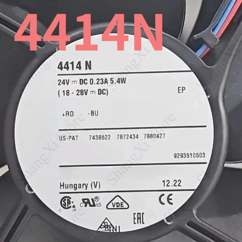 1PCS Brand New 4414N DC24V 5.4W 120 120 38mm 2pin Cooling Fan Fast Delivery