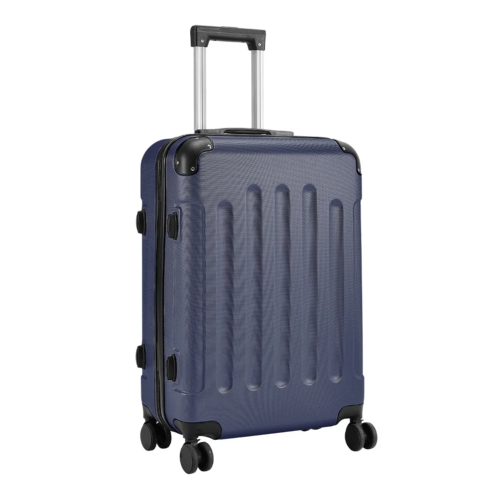 Blue Hardside Spinner Luggage Suitcase with Combination Lock 28