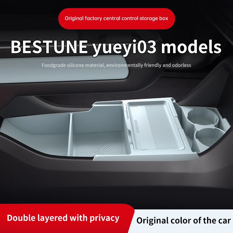 

Органайзер для очков в центральную консоль Bestune E03 2025 года, экологичный, для хранения в нижнем отсеке, аксессуар для модификации интерьера автомобиля
