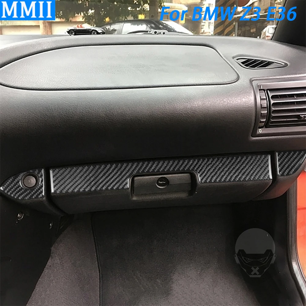 

Для BMW Z3 E36 1998-2002 реальное углеродное волокно Co-pilot панель приборной панели Декоративная полоса аксессуары для интерьера автомобиля декоративная наклейка