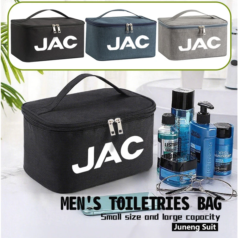 Мужская водонепроницаемая оксфордская дорожная сумка для хранения туалетных принадлежностей на молнии для JAC RF8 M3 M4 X8 Plus A5 E10X QX T6 T8 Pro T9 J3