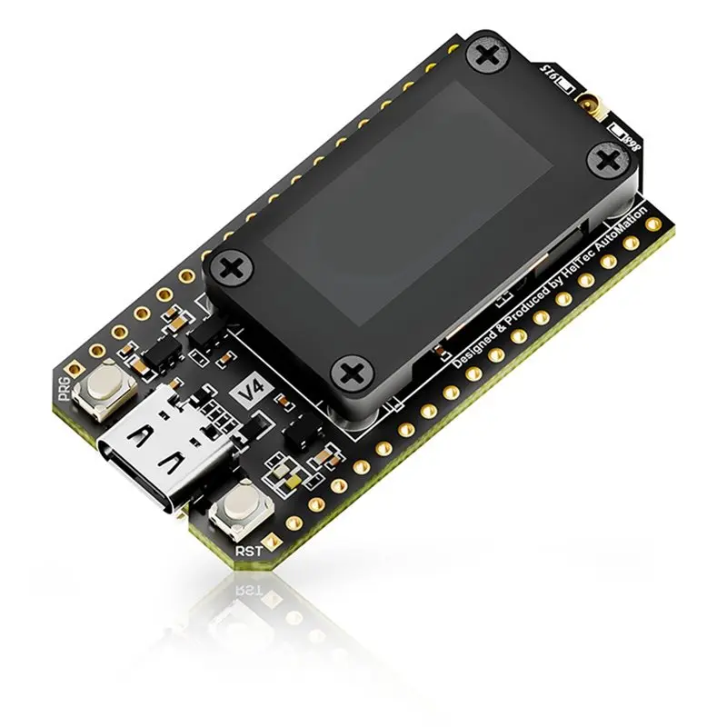 

ABJF-Lora 32 V4 ESP32 SX1262 0.96Inch OLED Solar Powered Dev-Board GPS Wifi Lora BLE Meshtastic Mesh Network Low Power