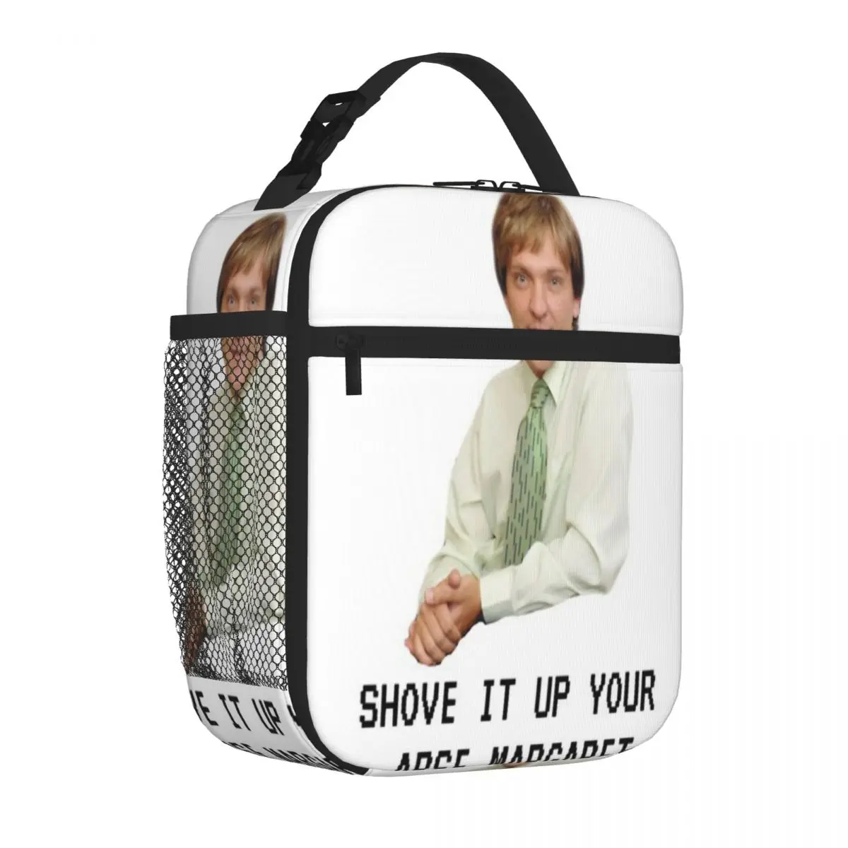 Bestselling Mr G Drama Shove It Up Your Arse Margaret Funny Multi Pocket Leakproof Lunch Bag Middle School Lunch Bag