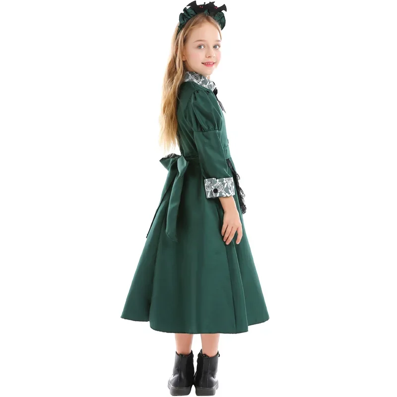 Halloween Kids Cosplay Vampire Maid Costume