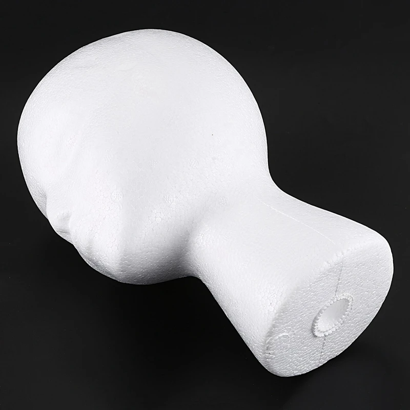 6X Foam Mannequin Wig Head Display Hat Cap Wig Holder White Foam Head