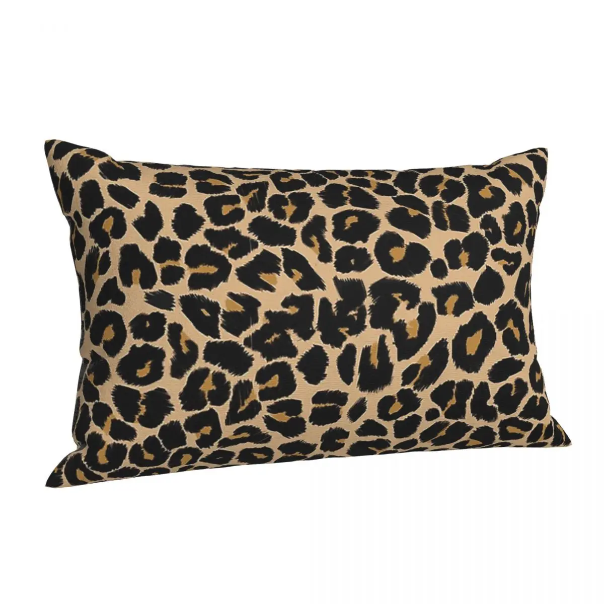Leopard Print Traditional Colours Rectangle Pillowcase Cushion Cover Polyester Decor Bed Home Comfort Throw Pillow