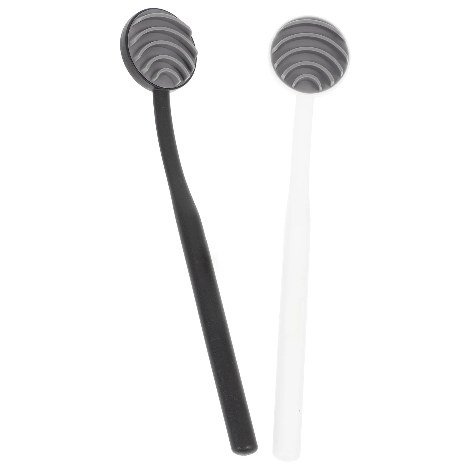 2 قطعة كاشطات اللسان متعددة الوظائف عالية الجودة اللسان الغسيل للعناية بالفم أداة التنظيف المحمولة للاستخدام العائلي #3