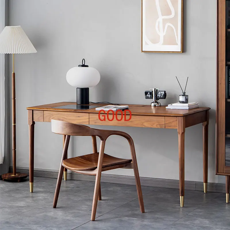 

Домашний Прямоугольный Обеденный стол в скандинавском и японском стиле, простая мебель, большой книжный стол