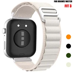 Alpine Loop Strap For Huawei Watch Fit 3 Band Nylon Sport Breathable wristband Correa For Huawei Fit 2 3 Replacement watchbands