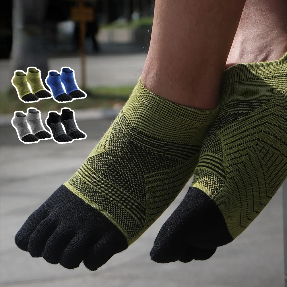 WRELS Outdoor Merino wool socks for men and women Running Sport Shock absorbing Merino Quick dry deodorant sports socks Running