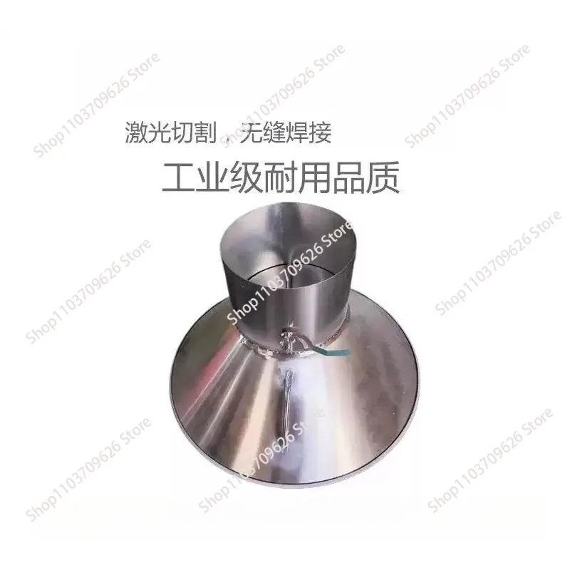 

Stainless steel smoking hood Exhaust gas smoking vacuum hood Round bell mouth suction hood