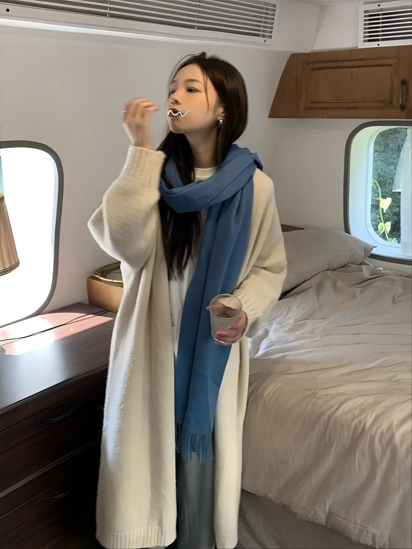 

Женские удлиненные кардиганы больших размеров, осенние, в стиле Харадзюку, с завязками, модные, с воротником, женственные, с круглым вырезом, легкие, без рукавов, из тонкого модала