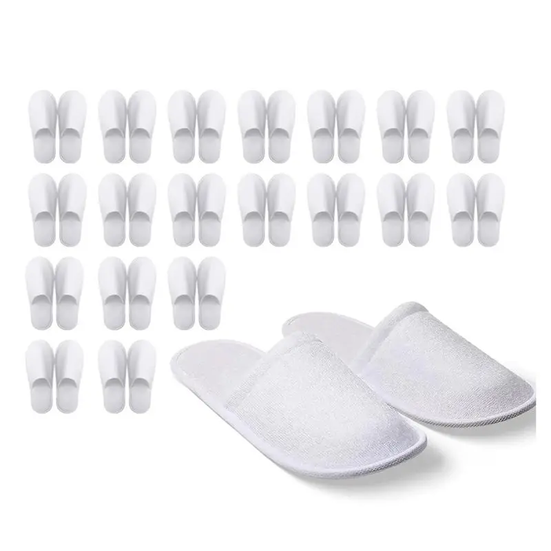

ABPQ-Disposable Slippers 20 Pairs Of Enclosed Bathroom Slippers Suitable For Home Guest Reception Shoes Cheap SPA