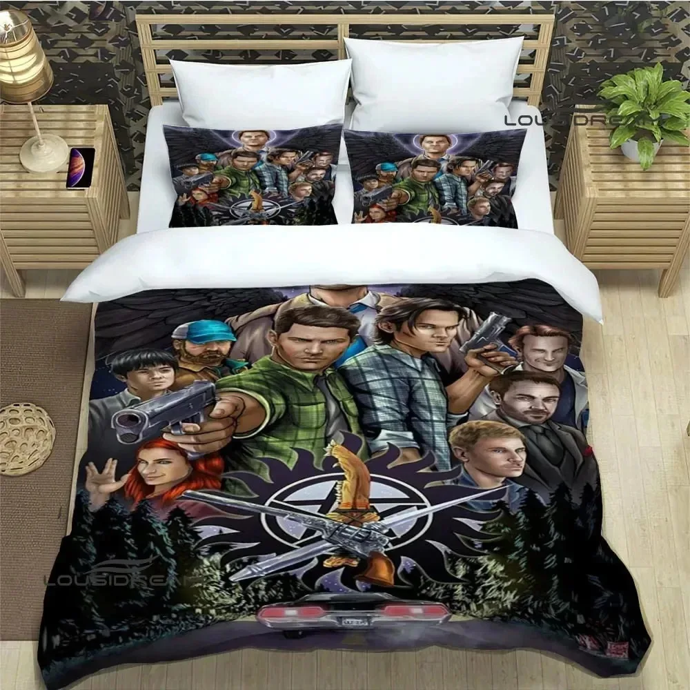 Supernatural Join The Hunt Bedding Sets Exquisite Supplies Set Duvet Cover Bed Comf