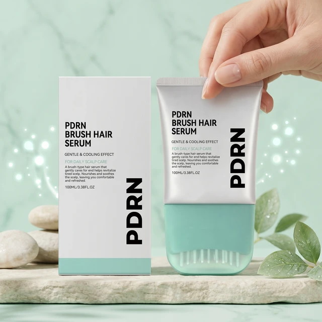PDRN Hair Serum With Built-In Brush,Strengthen Hair Root Anti Hair Loss Improve Scalp Environment Daily Head Care Scalp Massager 2 PDRN Hair Serum With Built-In Brush,Strengthen Hair Root Anti Hair Loss Improve Scalp Environment Daily Head Care Scalp Massager 2