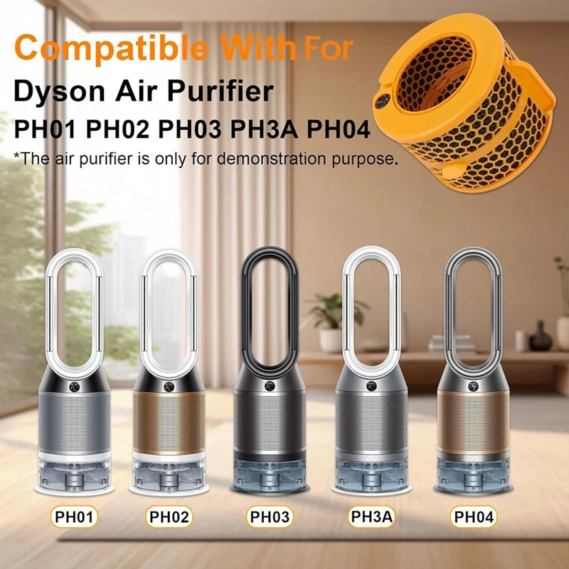 3PCS Air Purifier Filter Replacement For Dyson Purifier Humidify+Cool PH01 PH02 PH03 PH04 PH3A Air Purifiers Parts