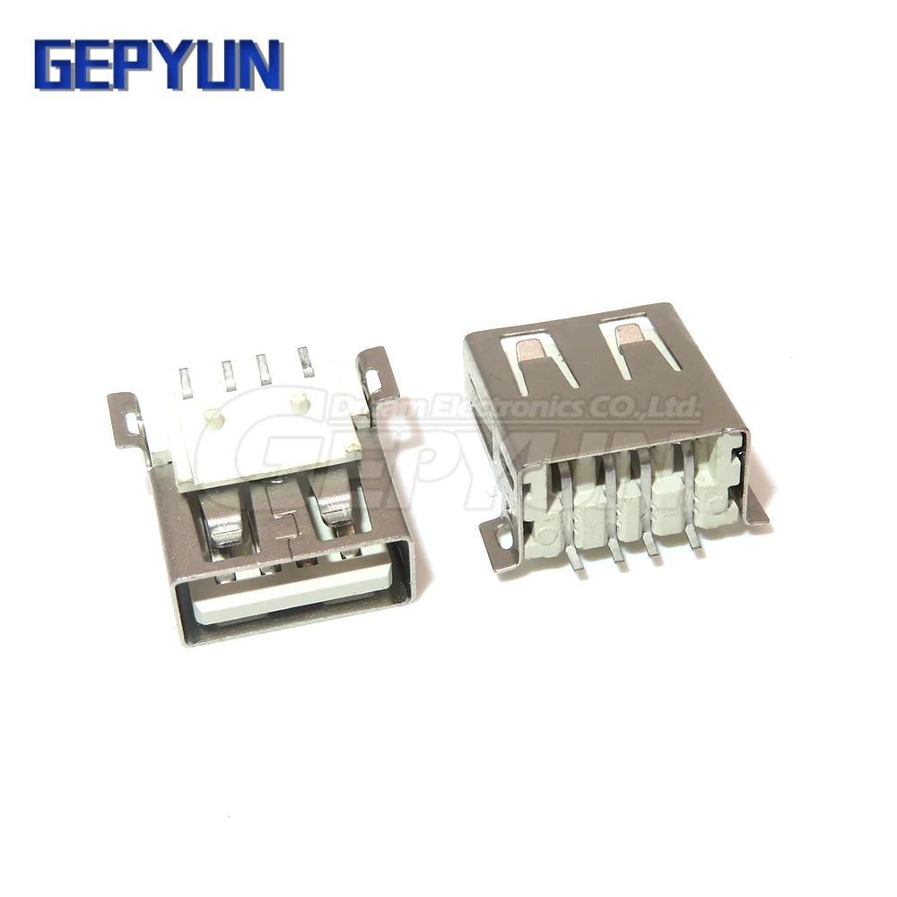 10Pcs USB Type A Standard Port Female Solder Jacks Connector PCB Socket USB-A USB-B type