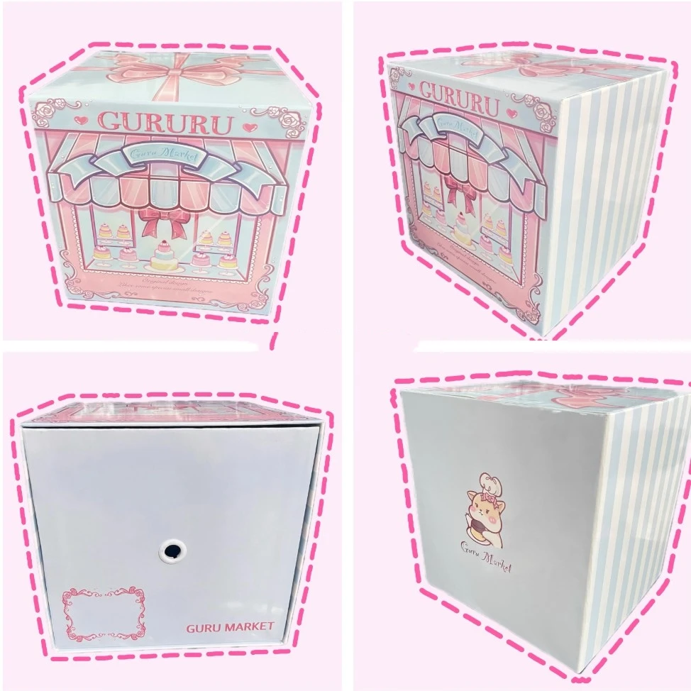 Original 3D Delicious Pudding Cake Shape Lolita Cute Handbag Large Capacity Plush Round Bucket Bag Ins Y2K Party Bag Female