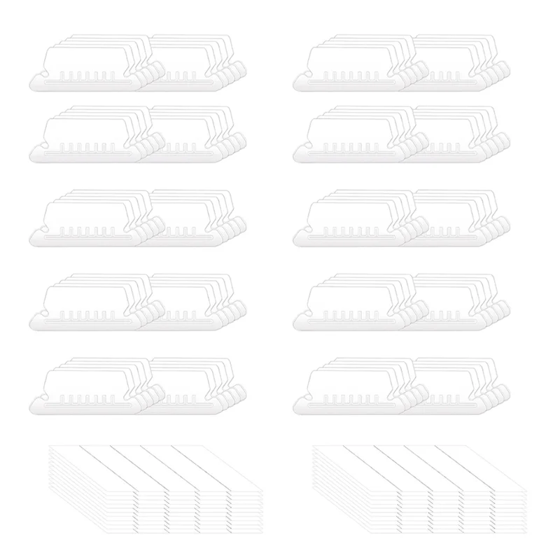 100 Buah Label Folder File Gantung dengan 50 Sisipan, 2 Inci untuk Menggantung Label Folder File Label File Gantung B